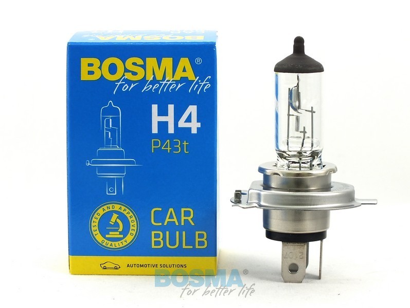 Lampe LED-umbaukit 12v 60/55w h4 p43t bleu/jaune/blanc-filtre avec marquage CE-certificat
