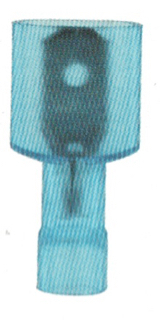 50x Cosses connecteurs mâles isolées BLEU 1.5-2.5mm²
