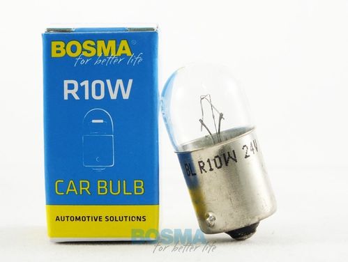 ampoule R10W BA15S 10W 12V graisseur BOSMA